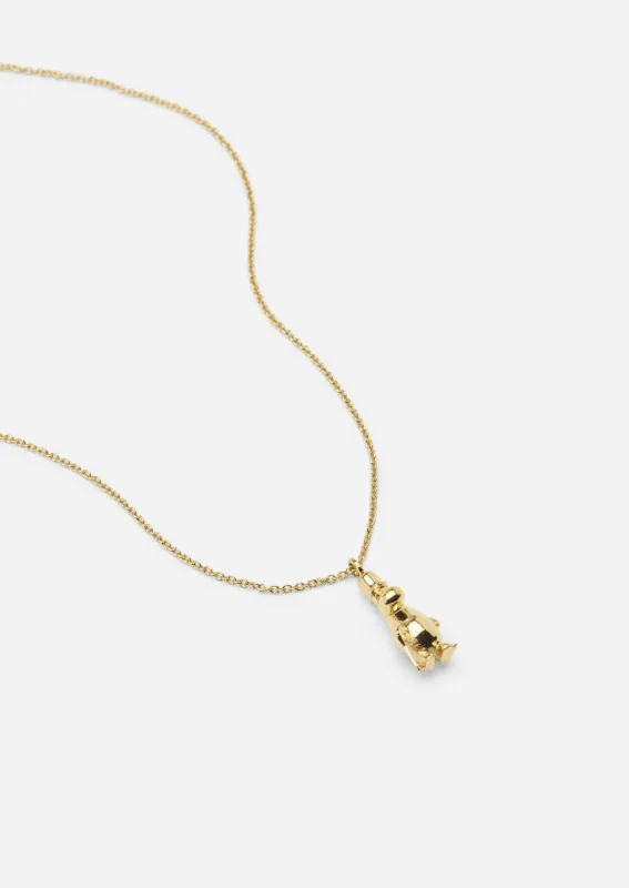 Moomin x Skultuna - Gold Plated - Muminpappa Necklace made by Skultuna
