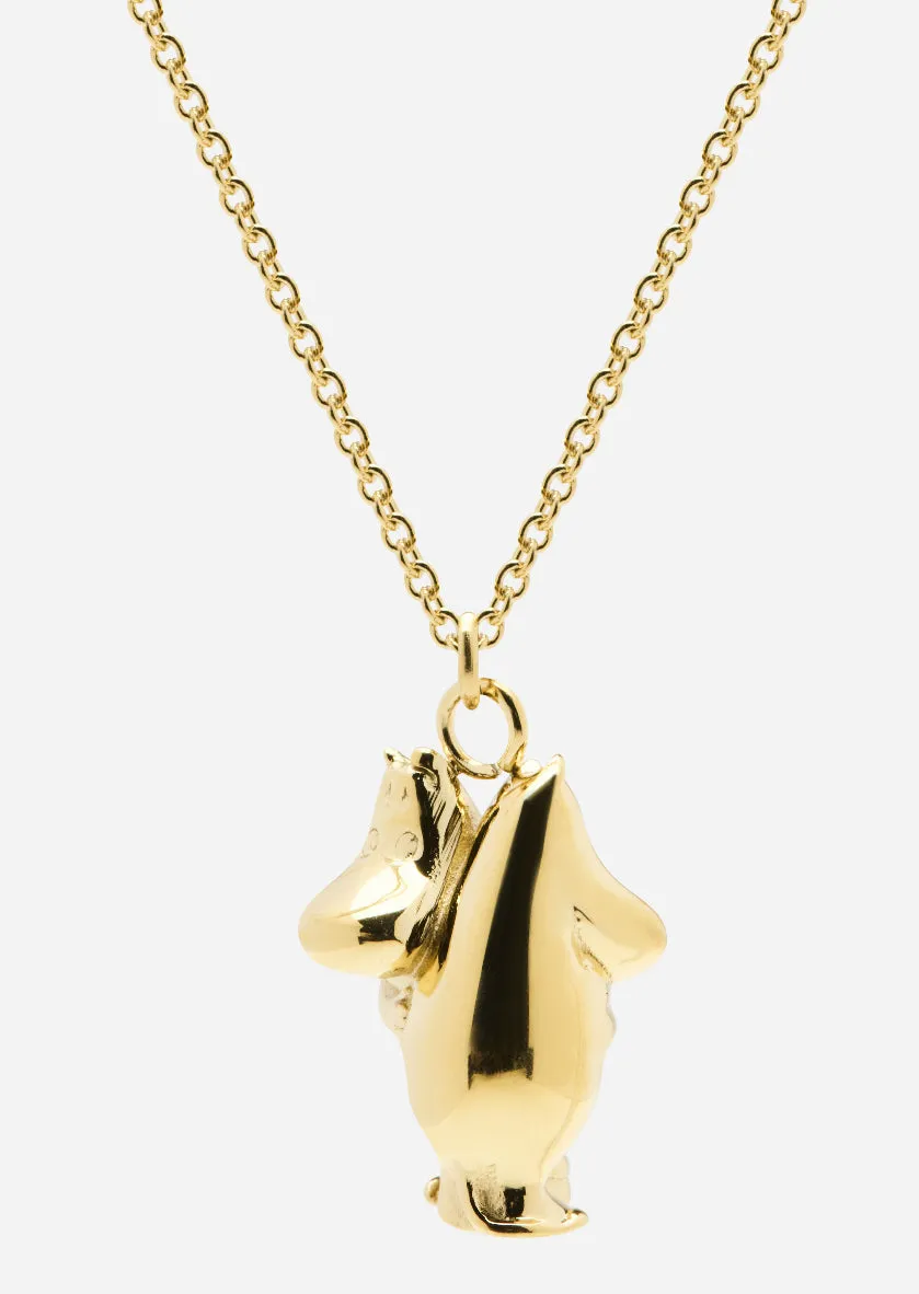 Moomin x Skultuna - Gold Plated - In Love Necklace sold by Skultuna product image thumbnail 2