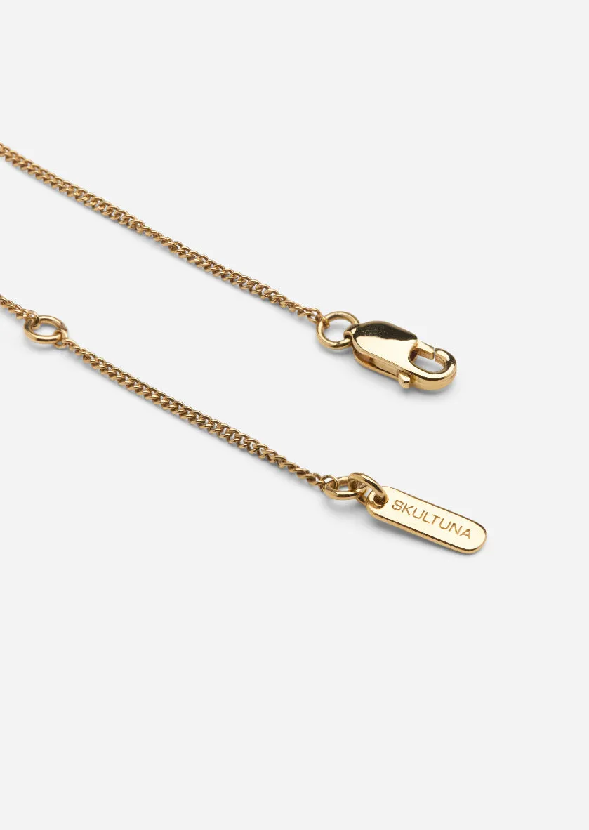 Pavé Symbol - Lightning Necklace - Gold Vermeil sold by Skultuna product image thumbnail 3