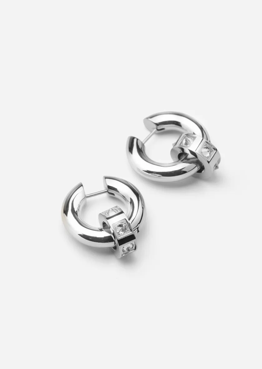 Hoop Earrings - Anneau - Silver Plated sold by Skultuna product image thumbnail 4