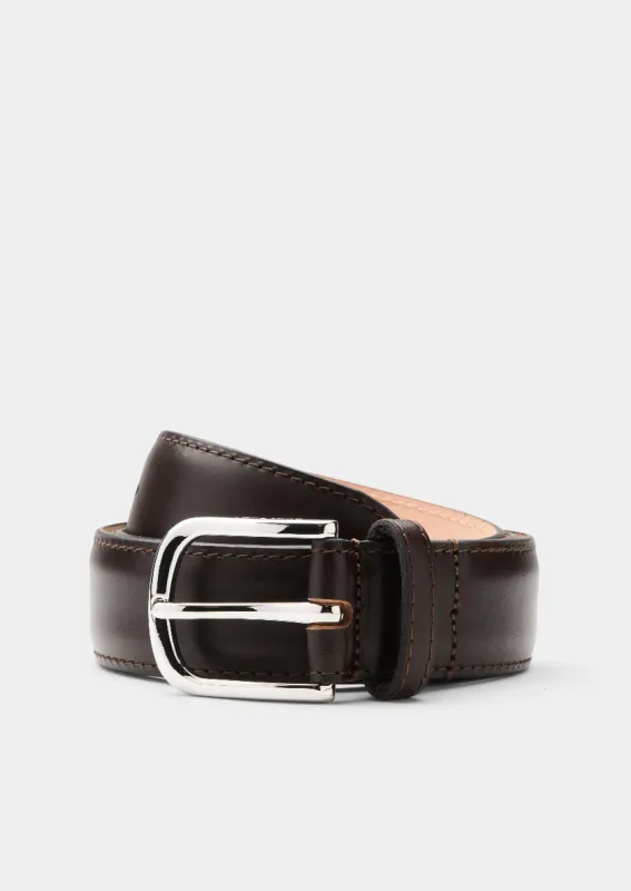 Skultuna Leather Belt - Brown made by Skultuna