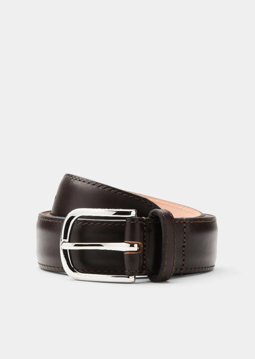 Skultuna Leather Belt - Brown sold by Skultuna