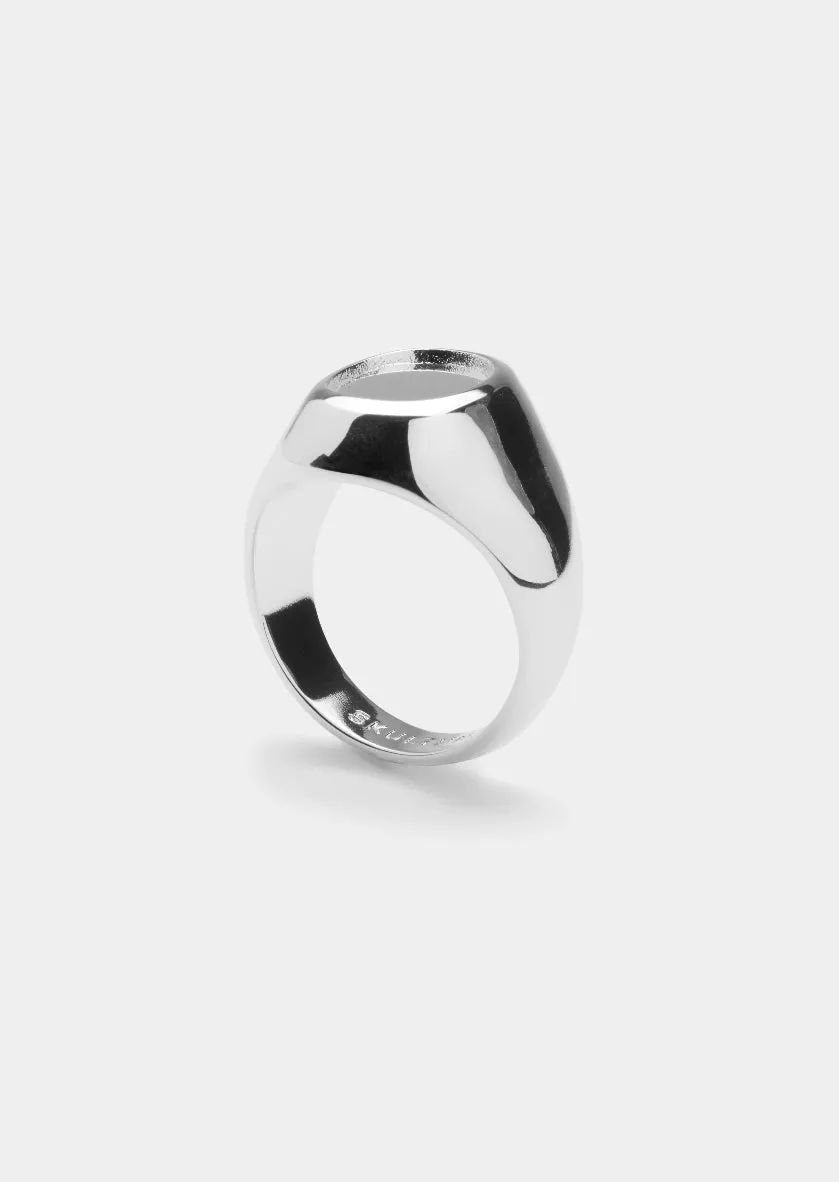 Latour Signet Ring Oval – Silver Plated sold by Skultuna product image thumbnail 2