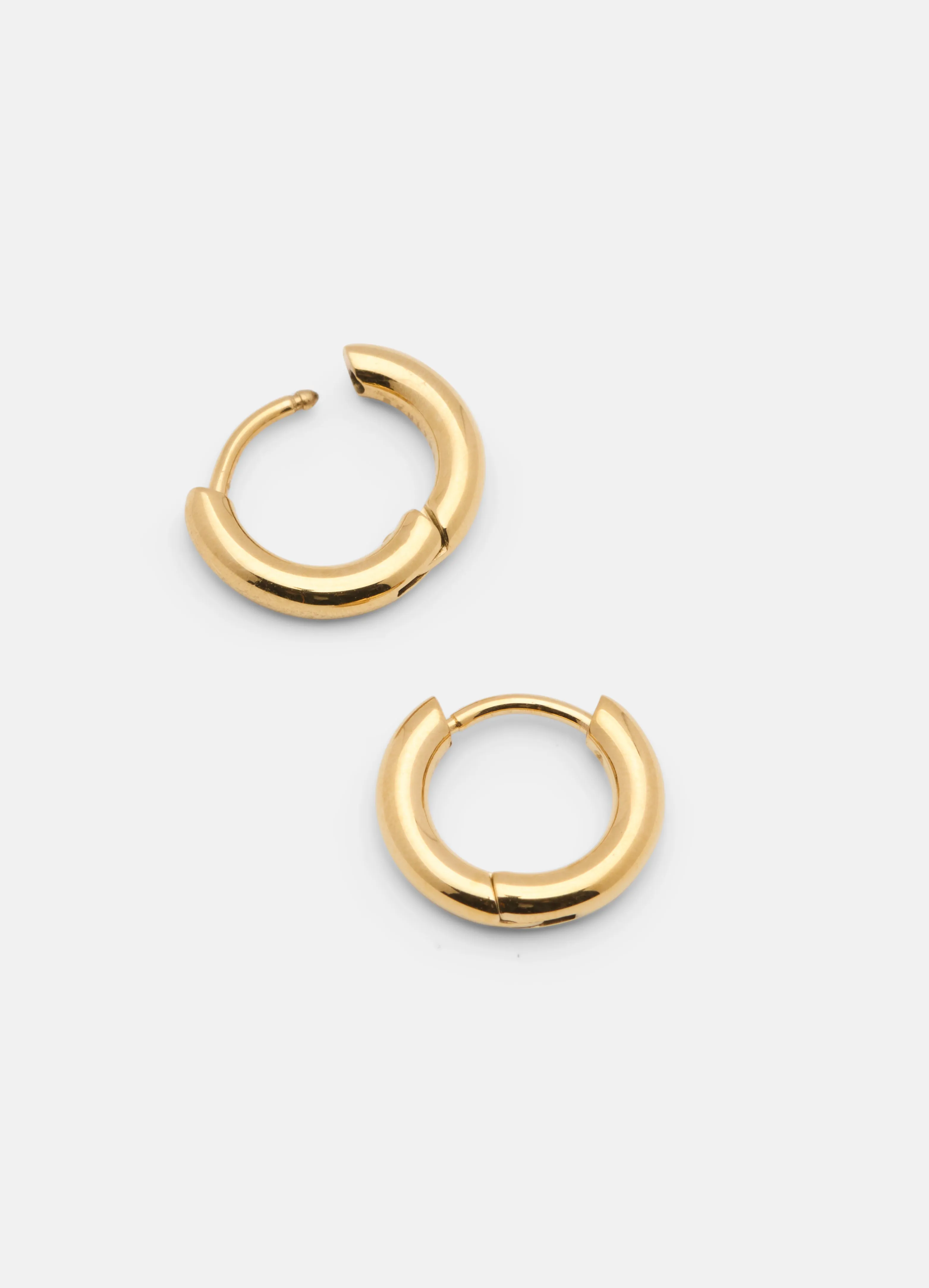Hoop Earrings - Gold Plated - Small sold by Skultuna product image thumbnail 4