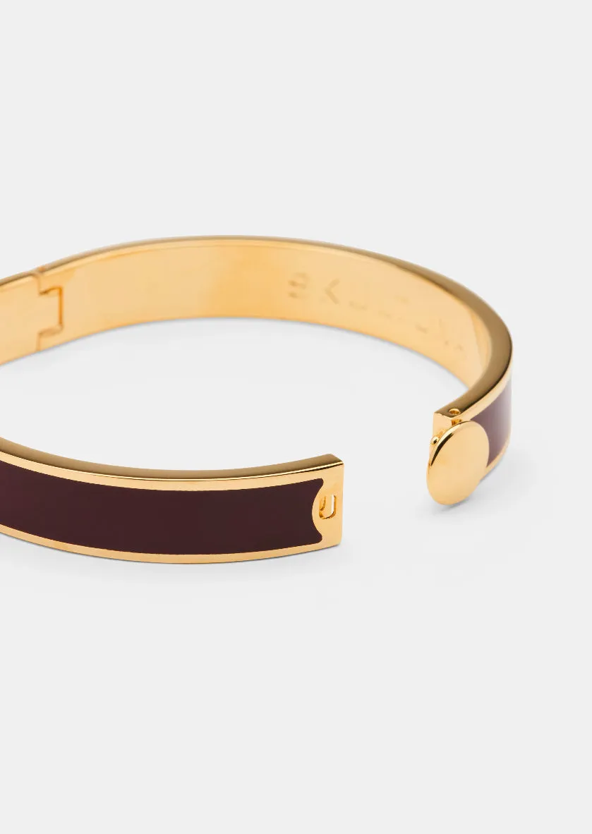 Enamel Bangle - Burgundy sold by Skultuna product image thumbnail 3