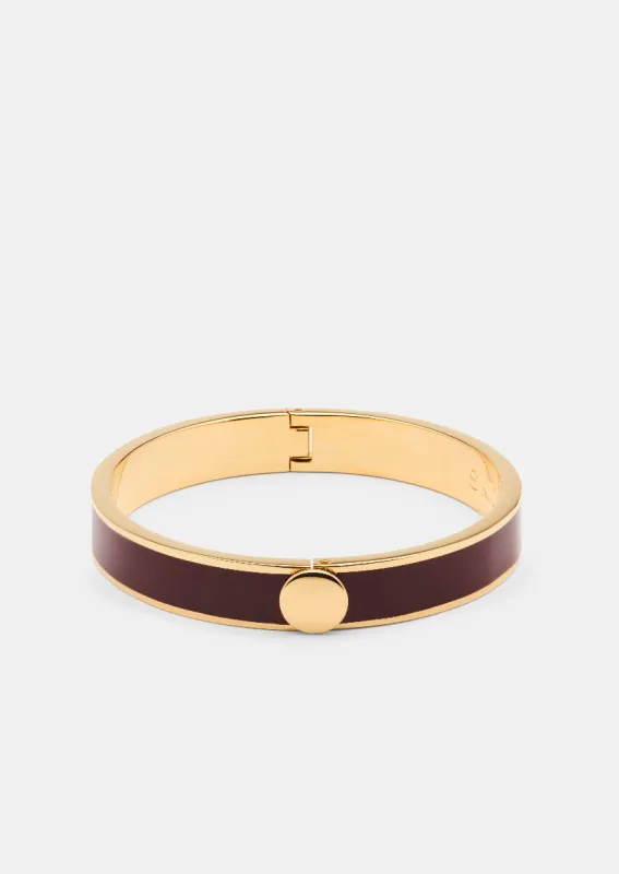 Enamel Bangle - Burgundy made by Skultuna