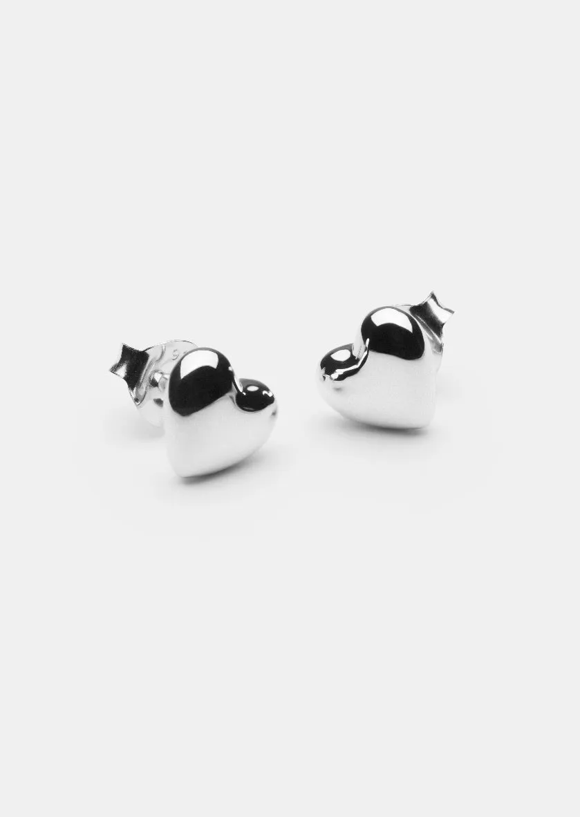 Heart Earrings – Sterling Silver sold by Skultuna product image thumbnail 4
