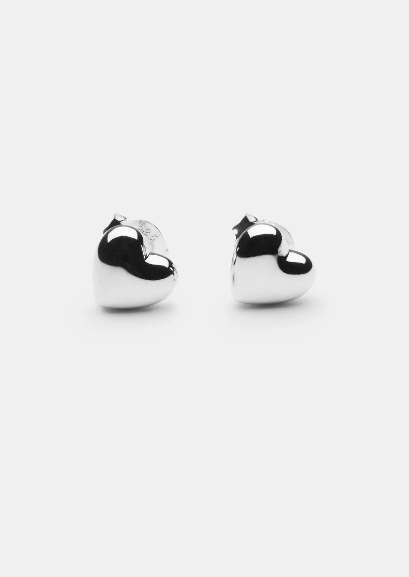 Heart Earrings – Sterling Silver sold by Skultuna