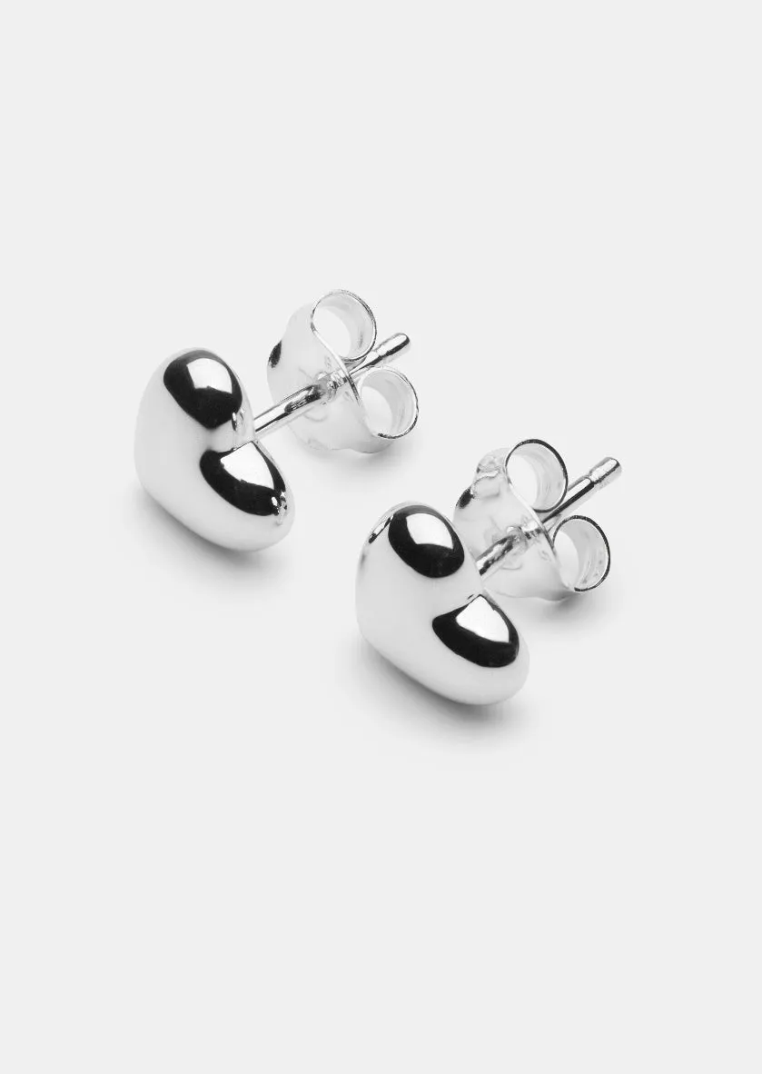 Heart Earrings – Sterling Silver sold by Skultuna product image thumbnail 3