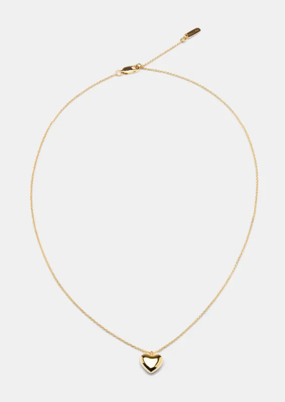 Heart Necklace – Gold Vermeil made by Skultuna