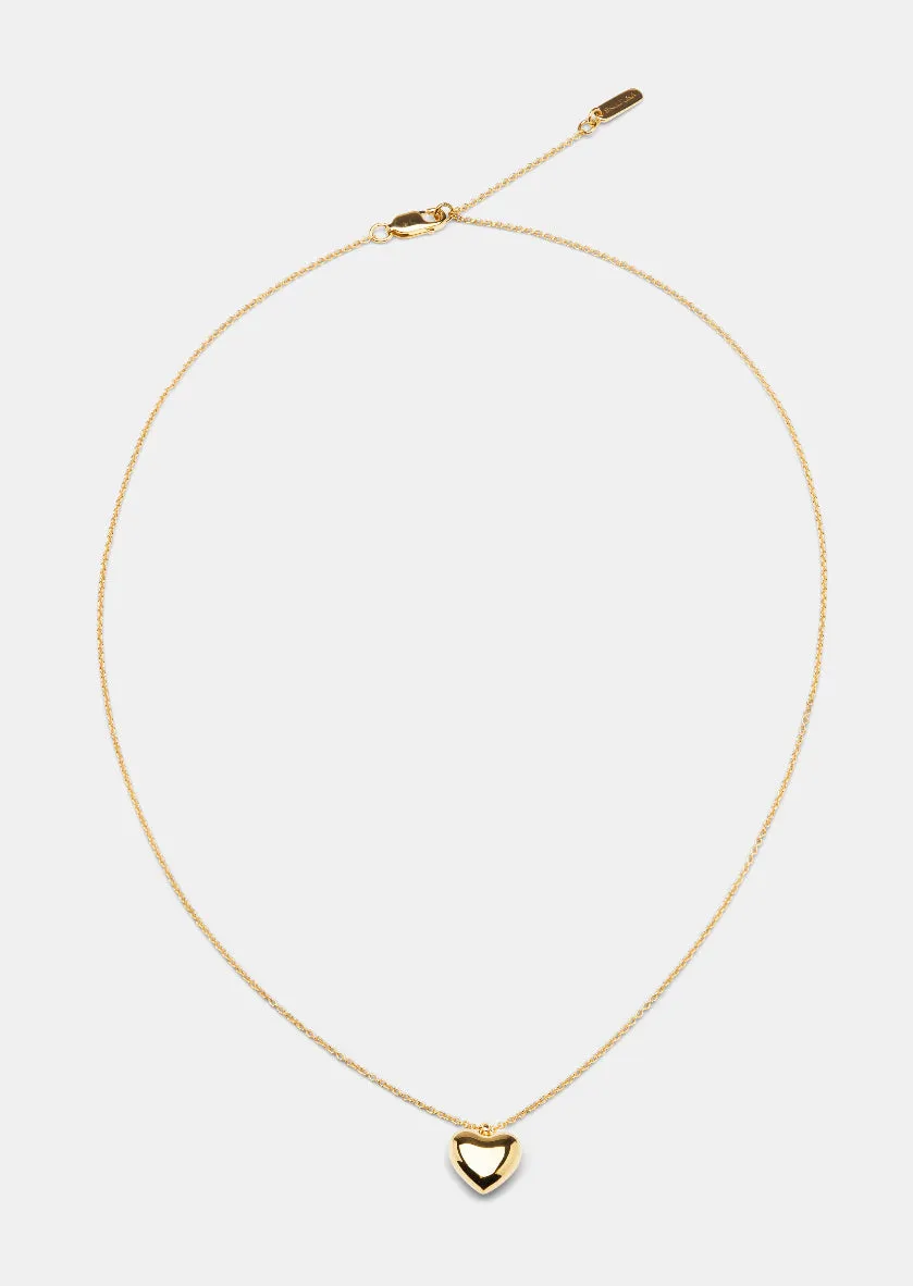 Heart Necklace – Gold Vermeil sold by Skultuna