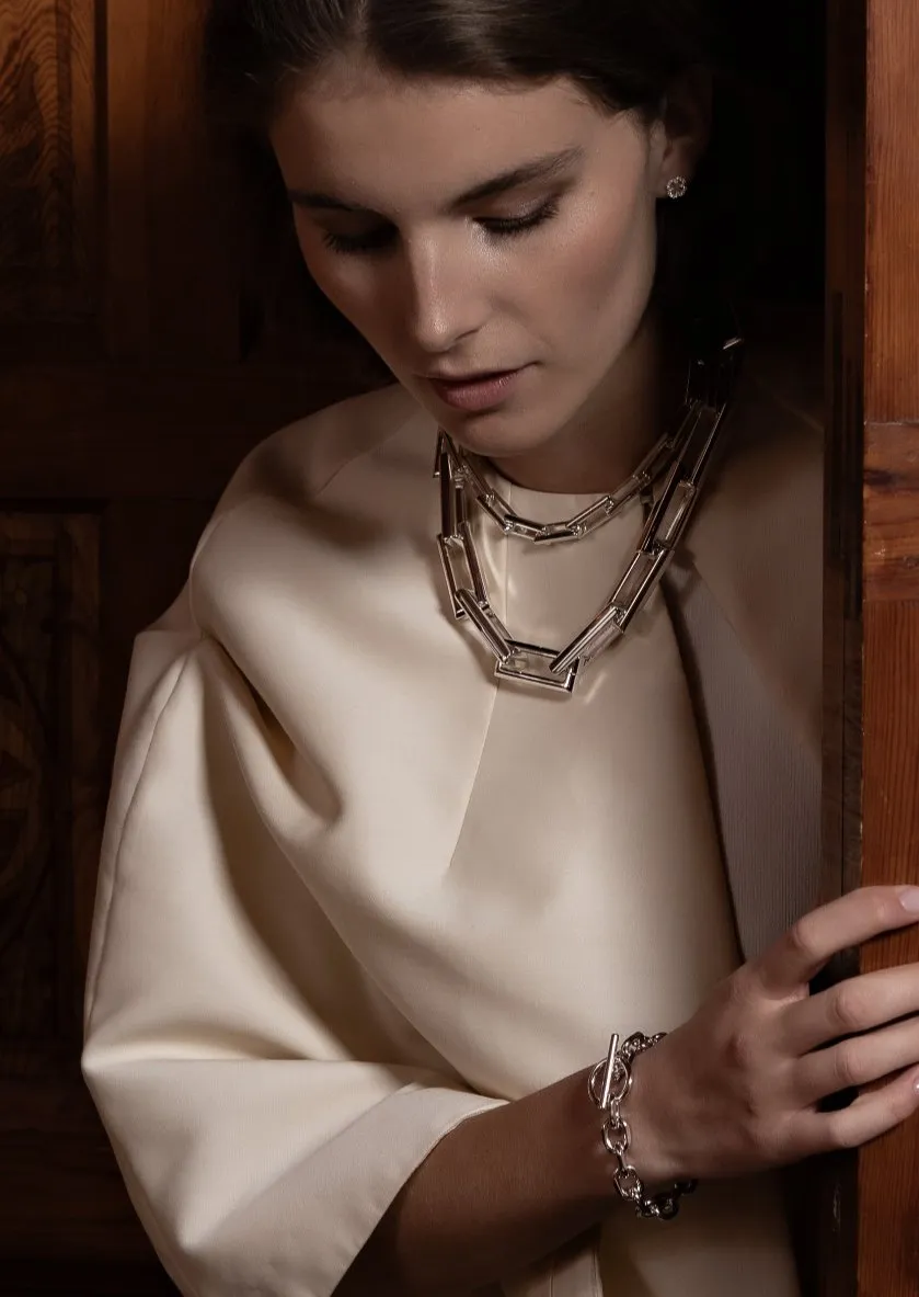 Pavé Symbol - Four Leaf Clover Earrings - Sterling Silver sold by Skultuna product image thumbnail 5