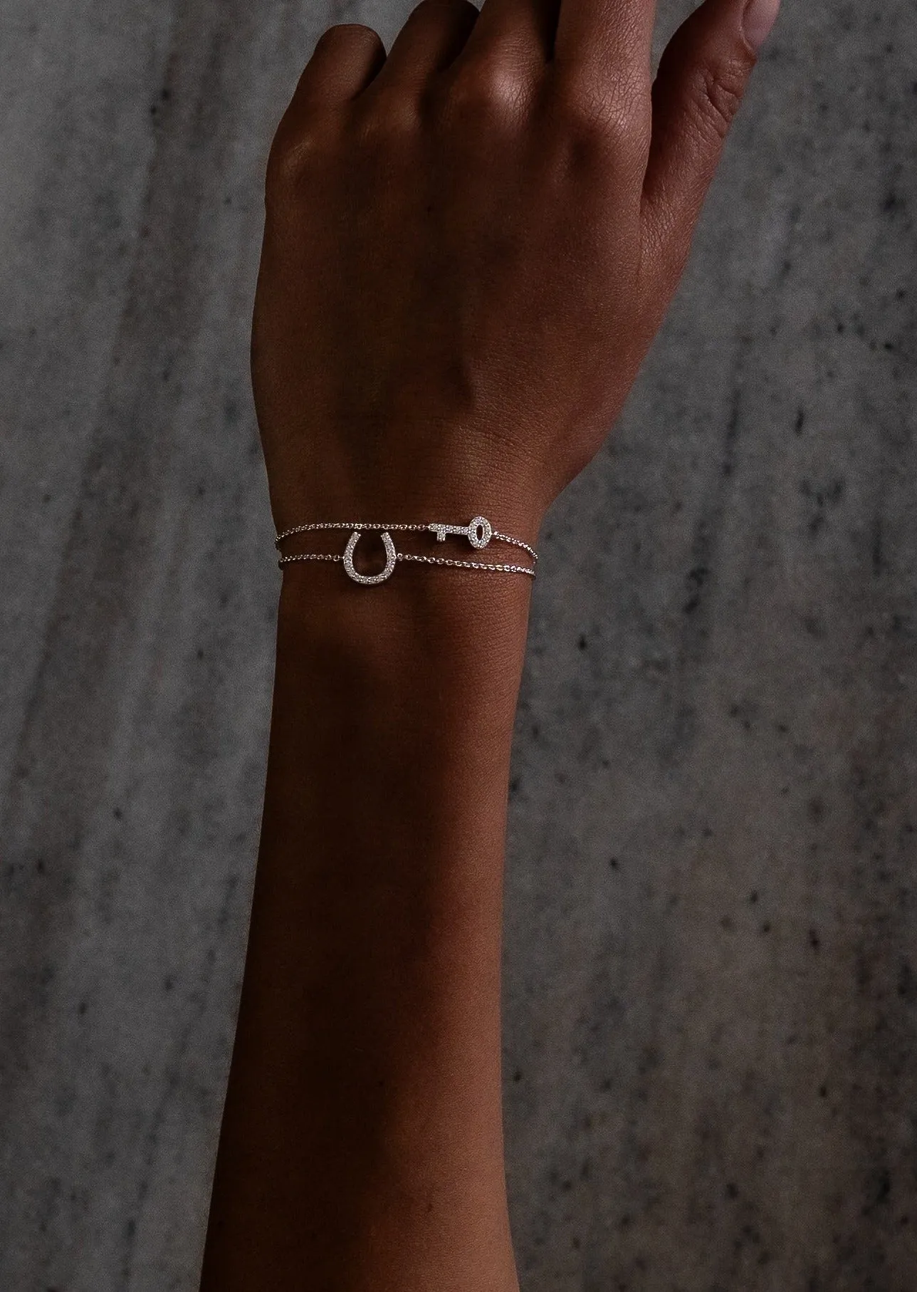 Pavé Symbol - Horse Shoe Bracelet - Sterling Silver sold by Skultuna product image thumbnail 4