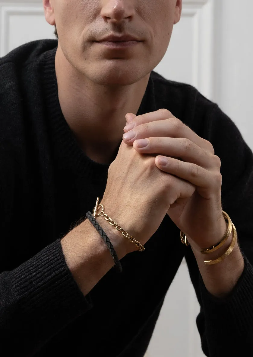 Suede Bracelet – Black / One Row sold by Skultuna product image thumbnail 2