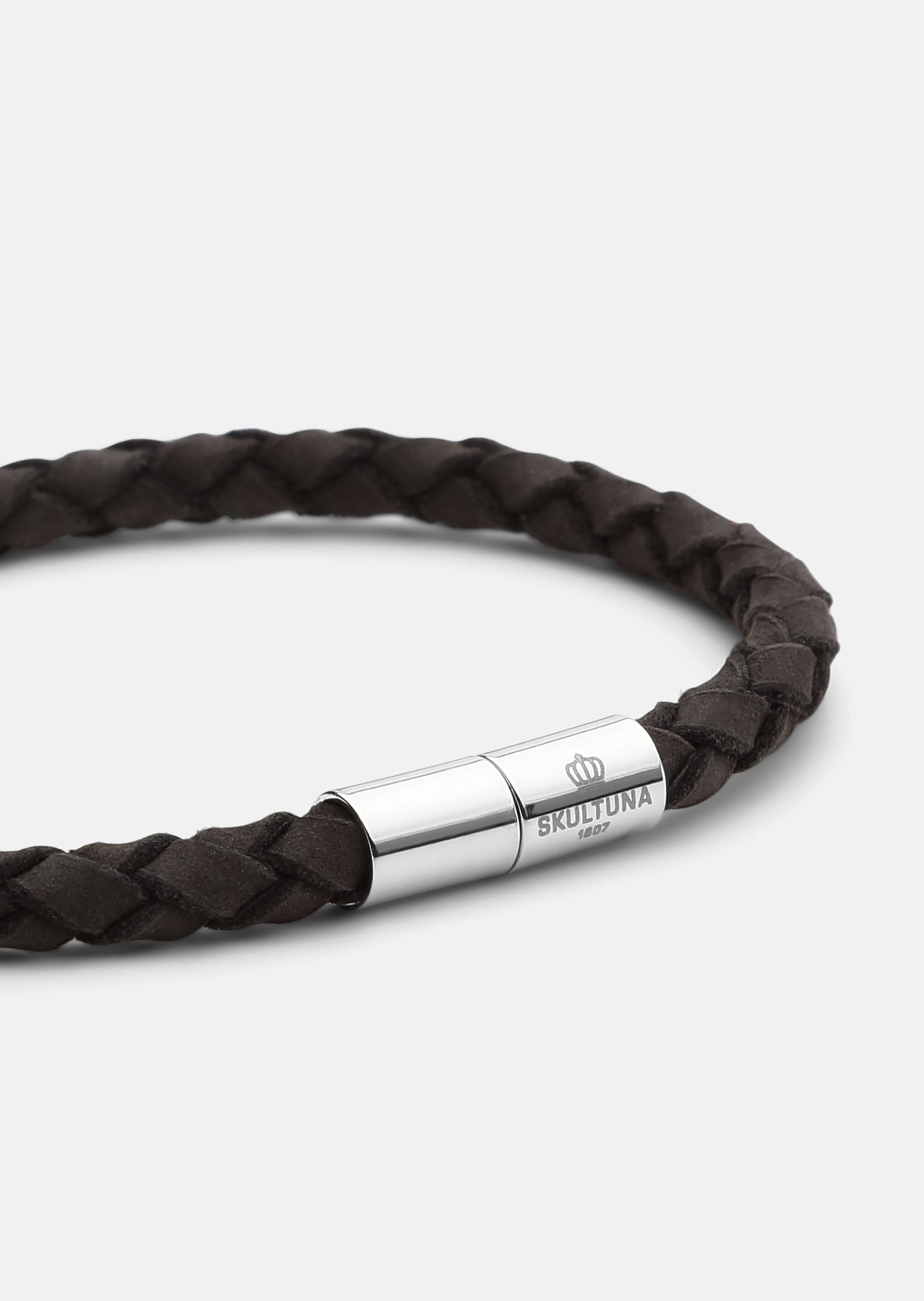 Suede Bracelet – Black / One Row sold by Skultuna product image thumbnail 3