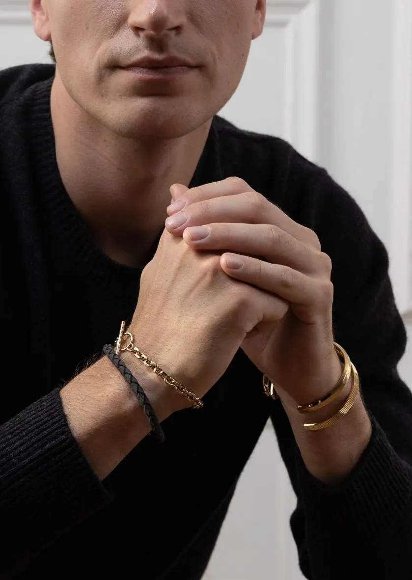 Suede Bracelet – Black / One Row sold by Skultuna product image thumbnail 5