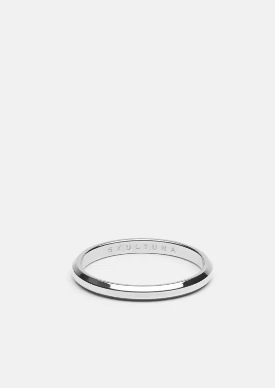 Skultuna Icon Ring Thin - Silver Plated made by Skultuna
