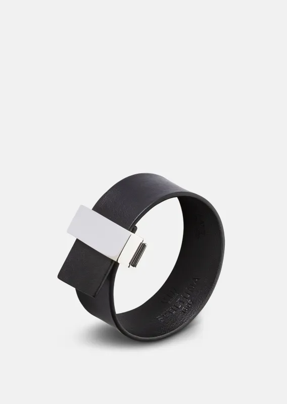 Clasp Bracelet Thin - Black sold by Skultuna