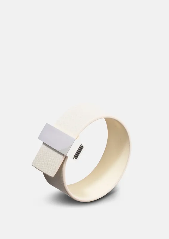 Clasp Bracelet Thin - Beige sold by Skultuna