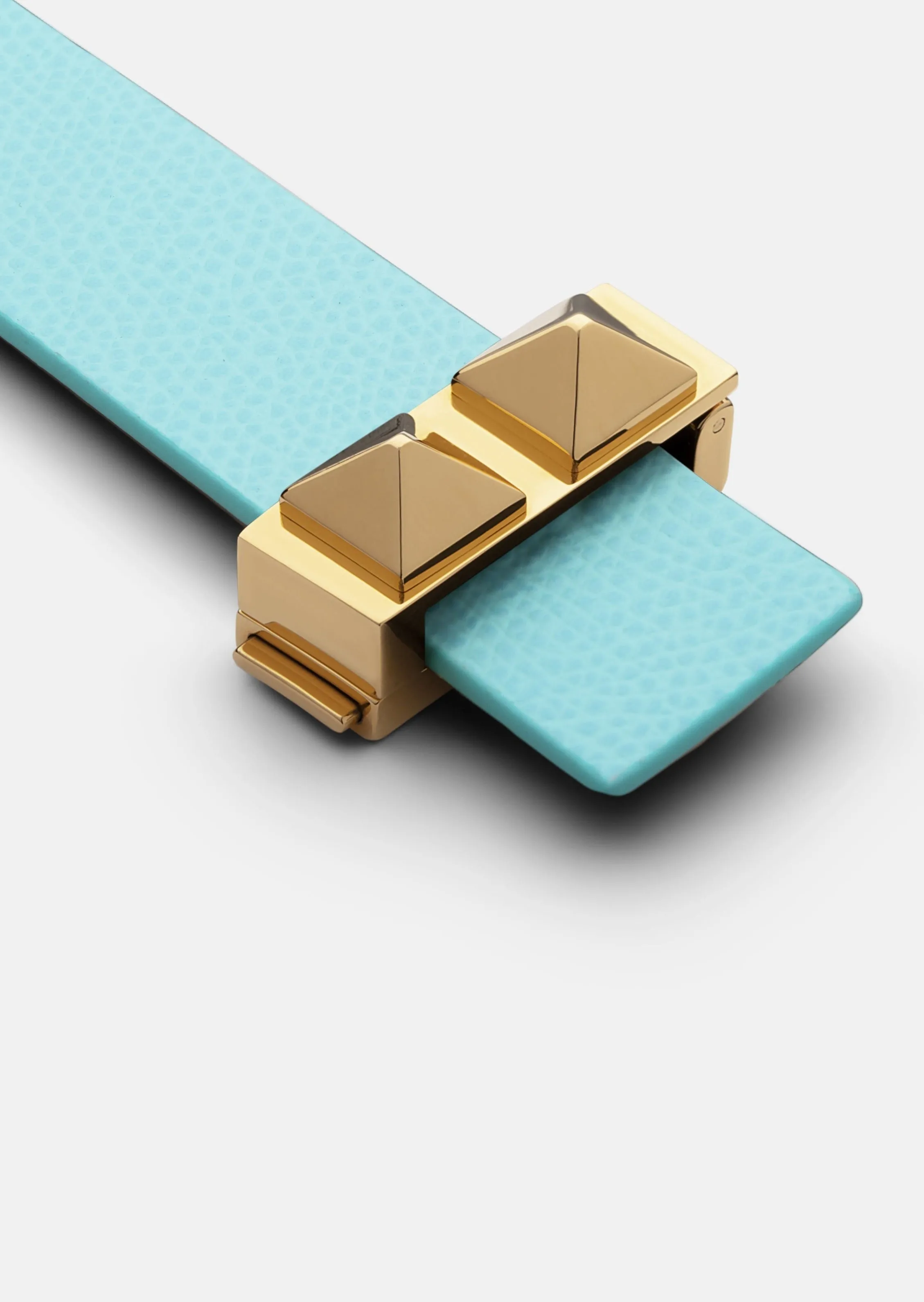 Clasp Rivets Bracelet Thin - Eau de Nil sold by Skultuna product image thumbnail 2