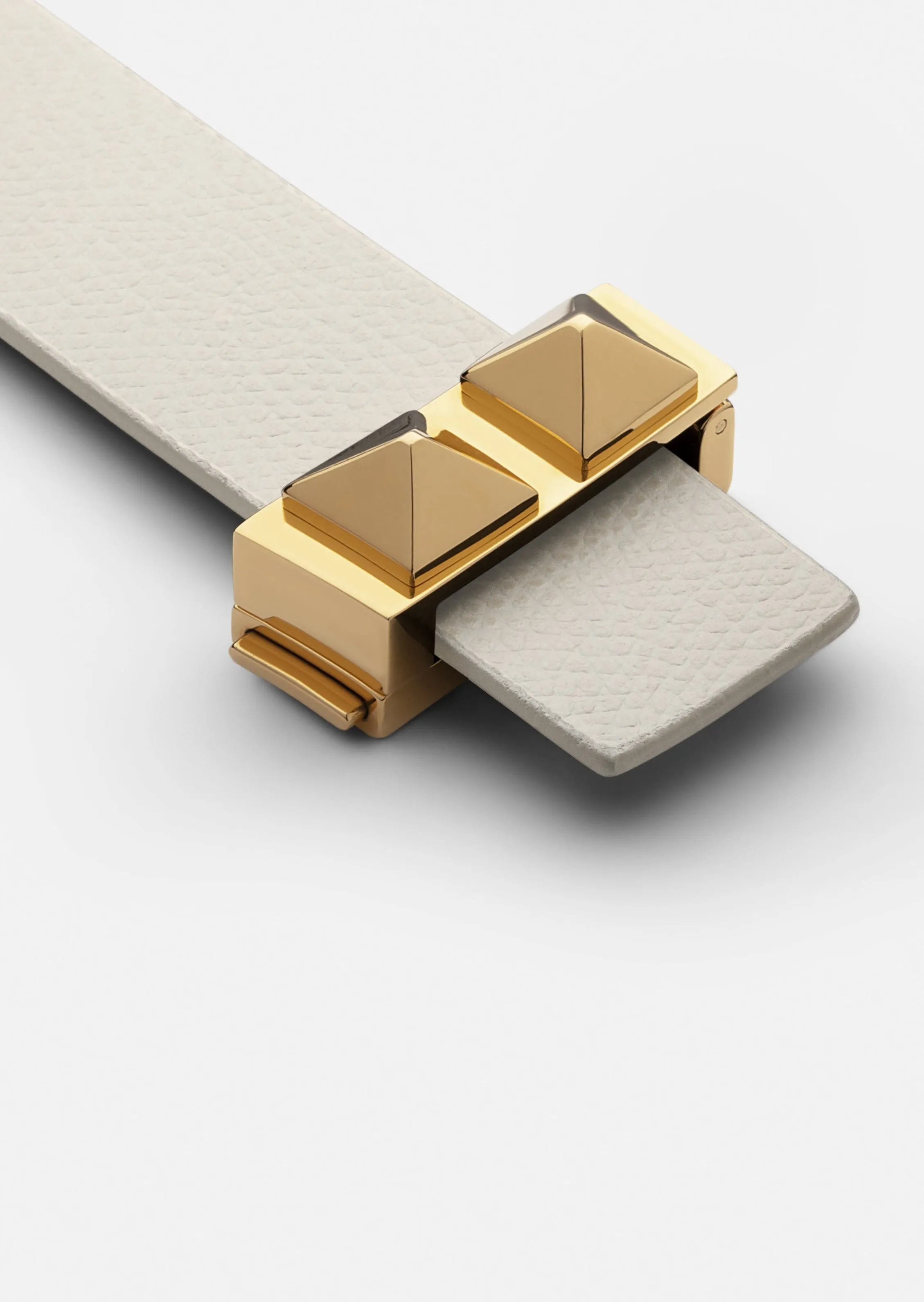 Clasp Rivets Bracelet Thin - Beige sold by Skultuna product image thumbnail 2