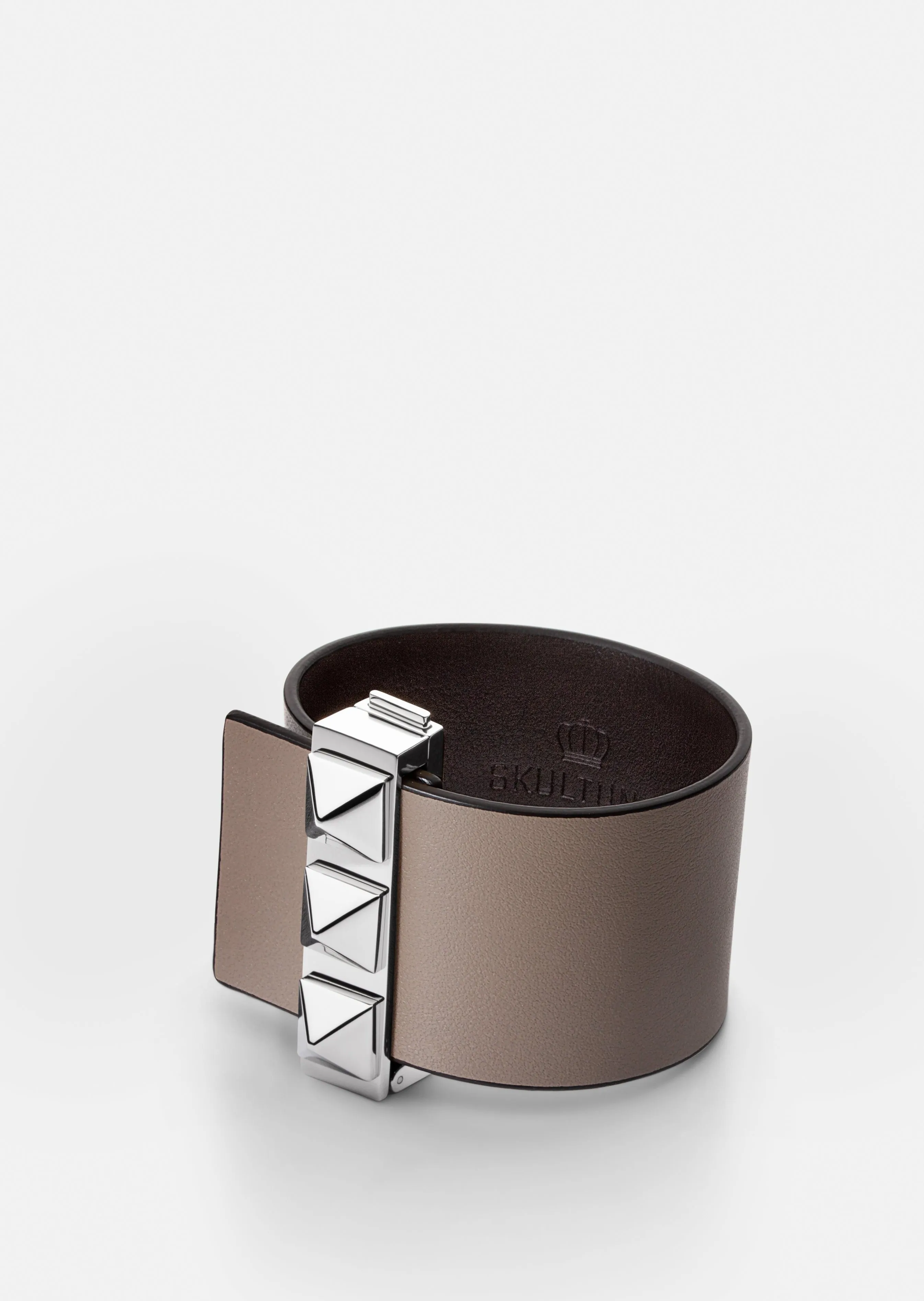 Clasp Rivets Bracelet - Grey sold by Skultuna product image thumbnail 3