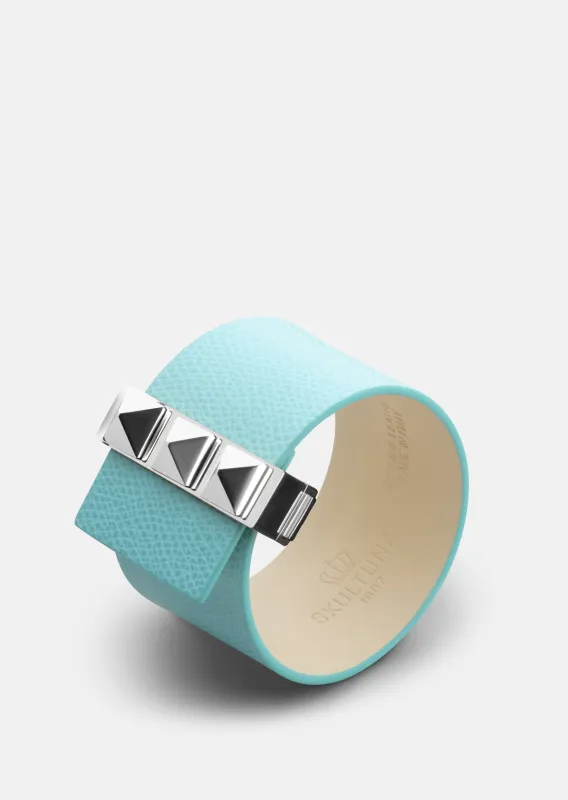 Clasp Rivets Bracelet - Eau de Nil sold by Skultuna