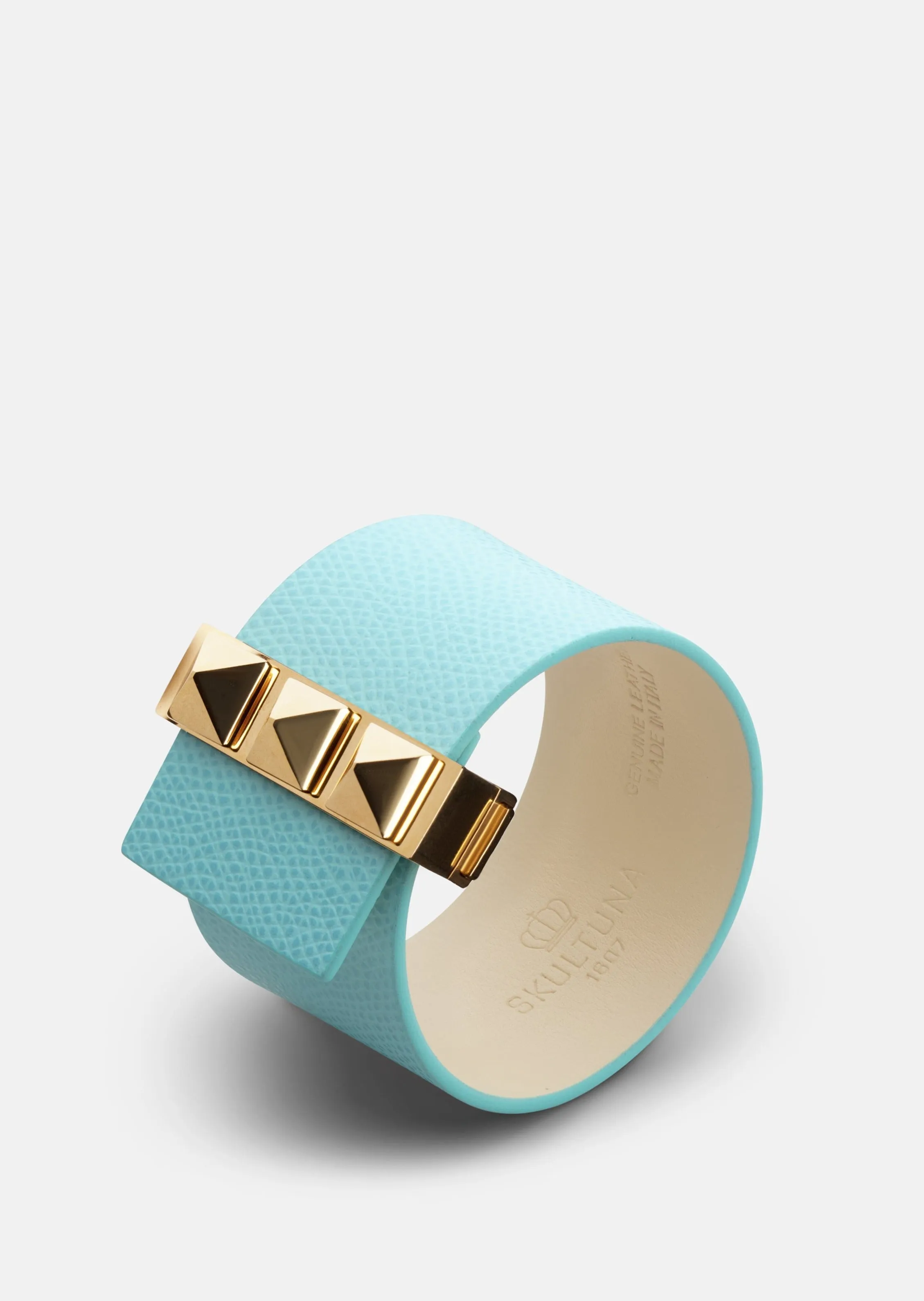 Clasp Rivets Bracelet - Eau de Nil sold by Skultuna