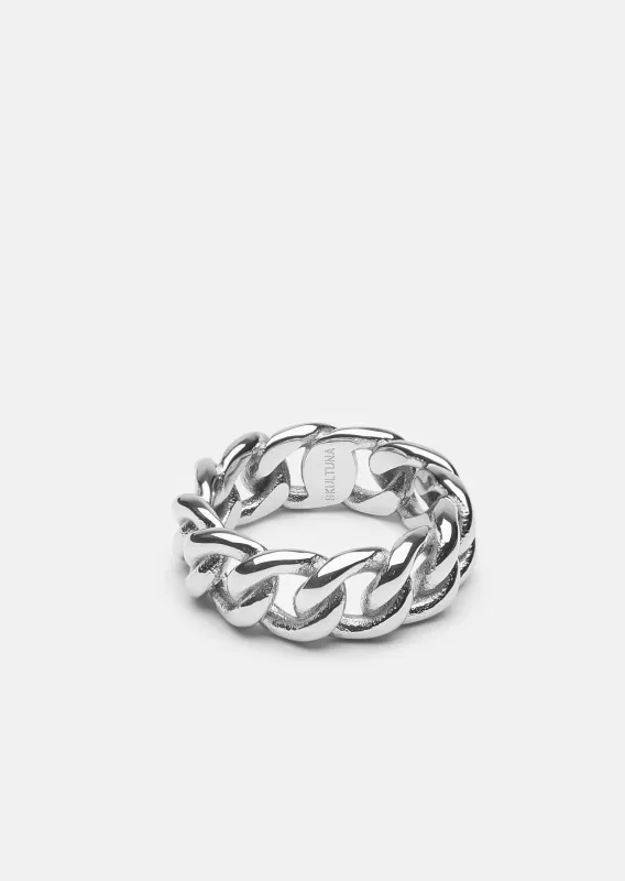 Chain Ring – Silver Plated made by Skultuna