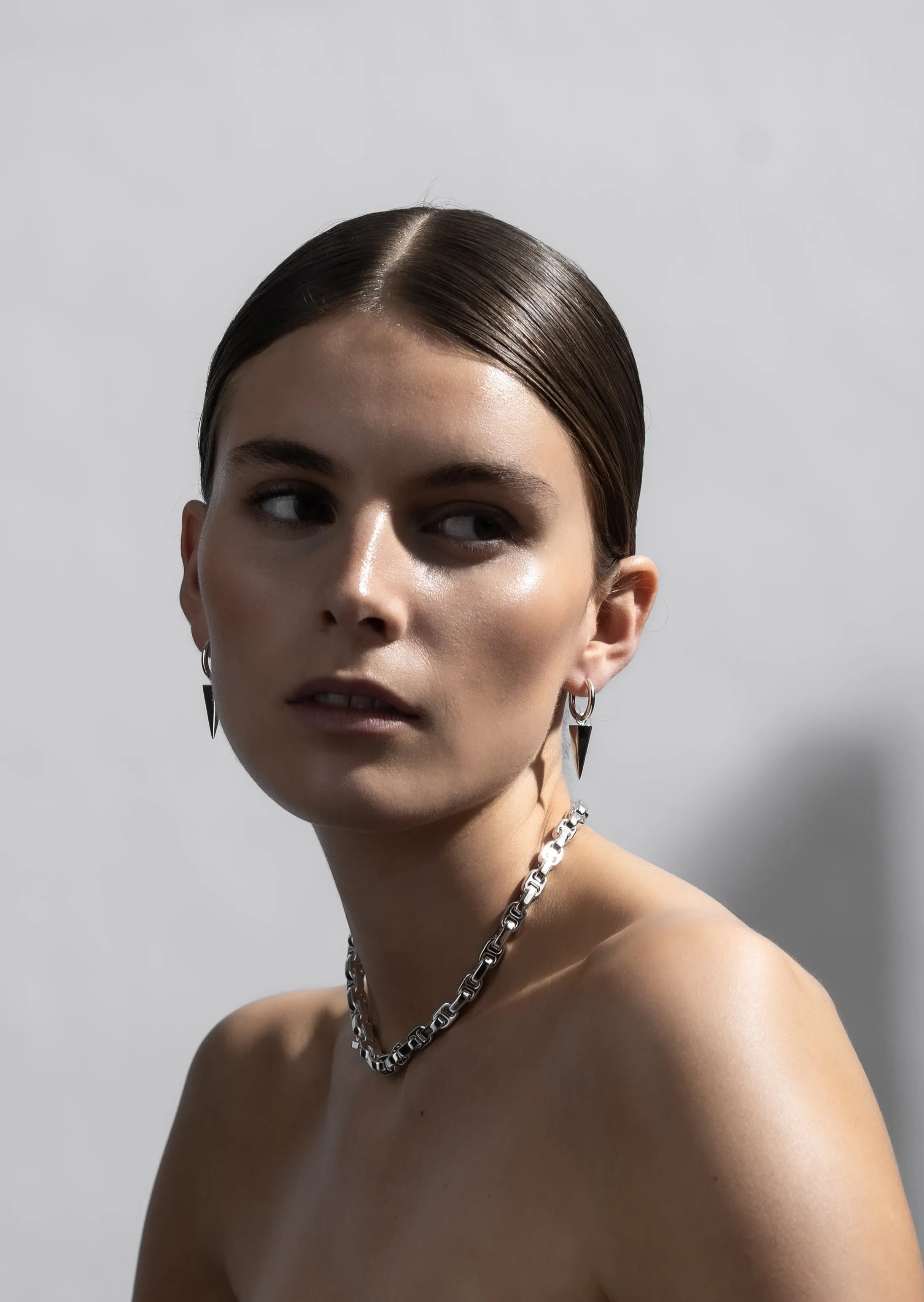 Spike Rivets Earrings Petit – Silver Plated sold by Skultuna product image thumbnail 5