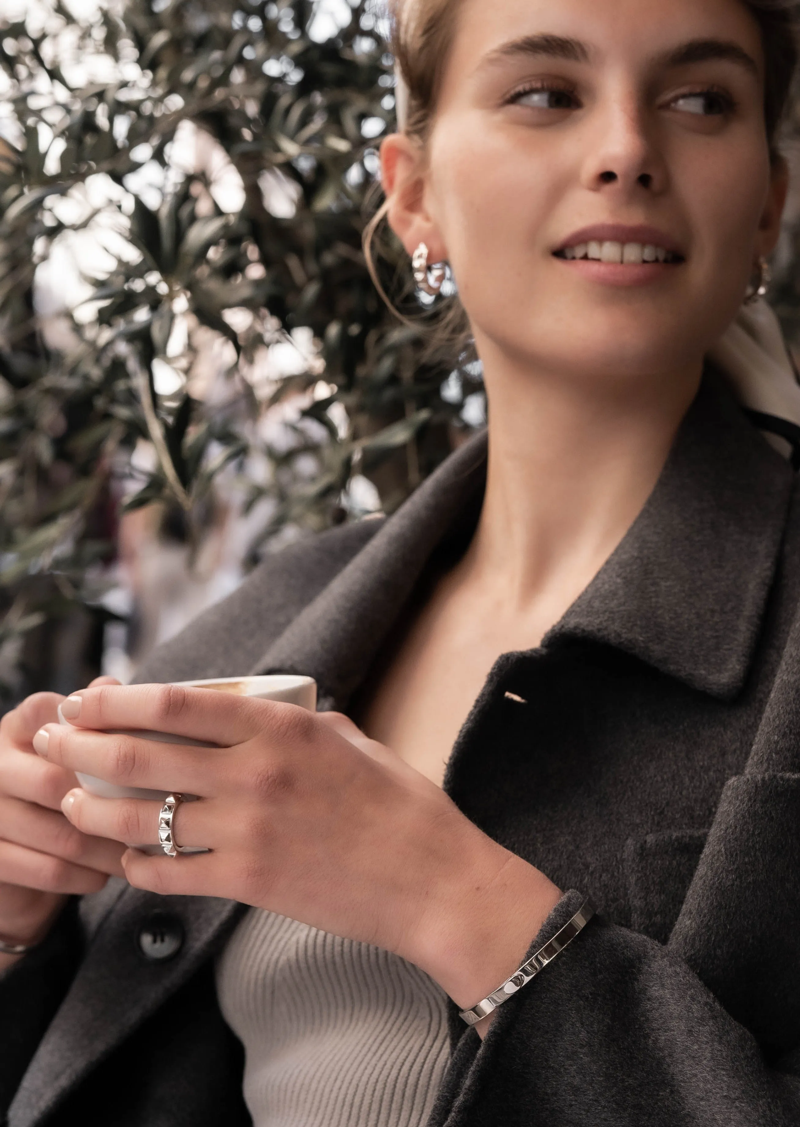 Rivets Ring – Silver Plated sold by Skultuna product image thumbnail 5