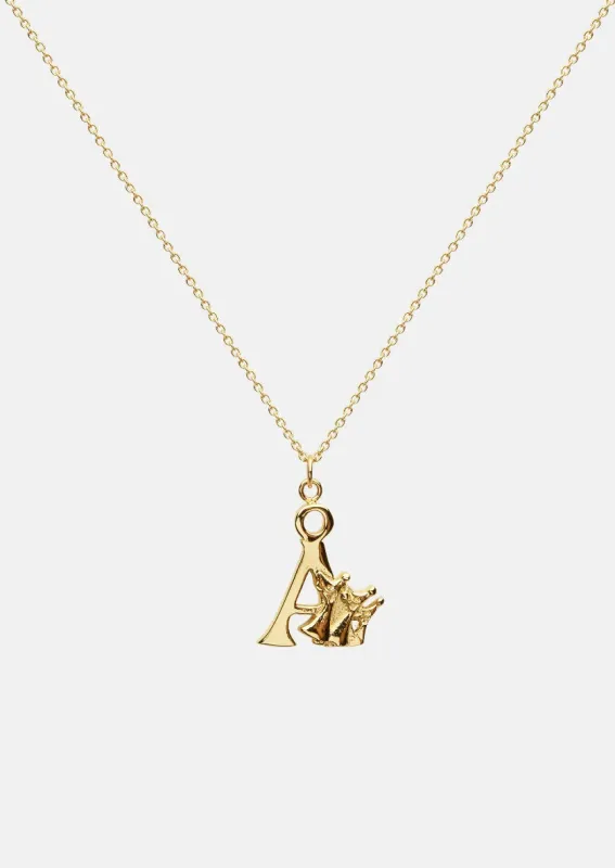 Moomin Alphabet - Gold Plated - Å sold by Skultuna