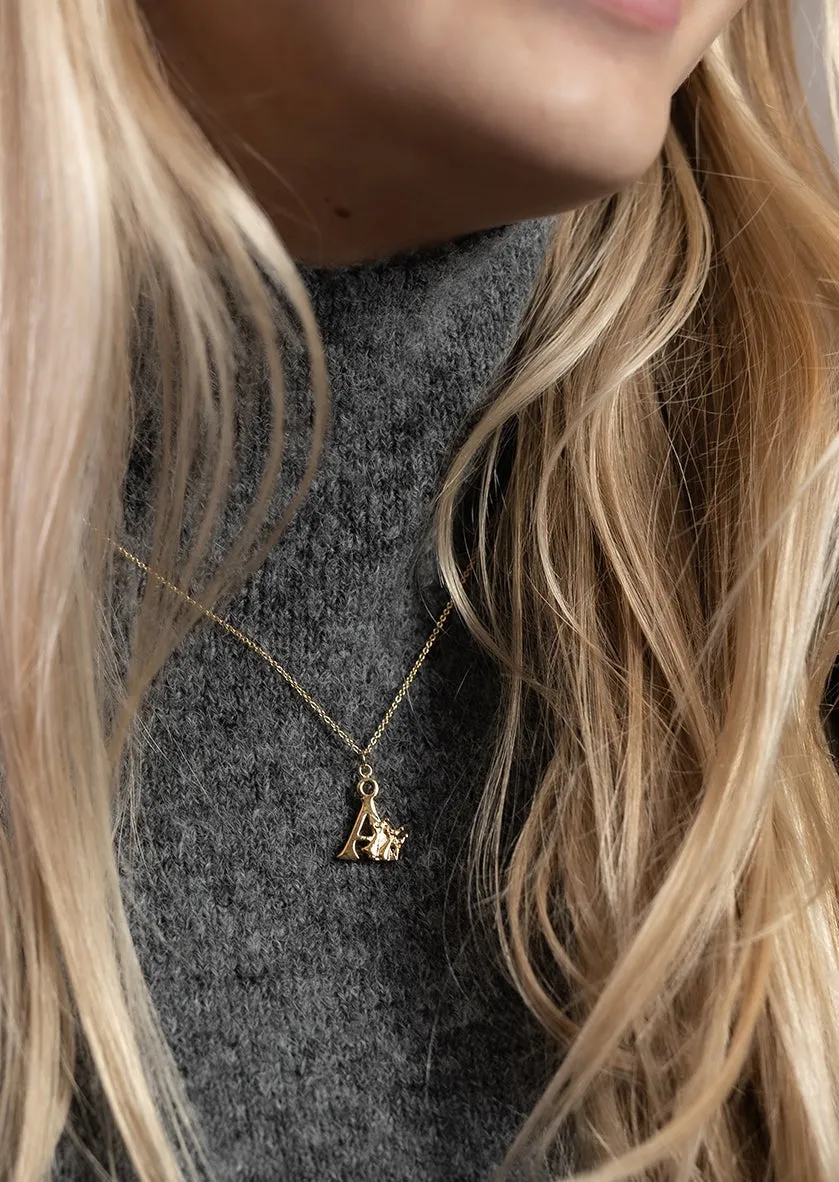 Moomin Alphabet - Gold Plated - Å sold by Skultuna product image thumbnail 4