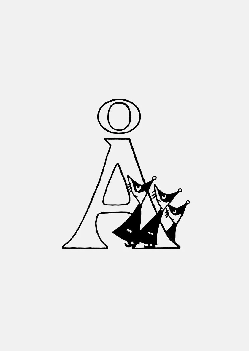 Moomin Alphabet - Gold Plated - Å sold by Skultuna product image thumbnail 2