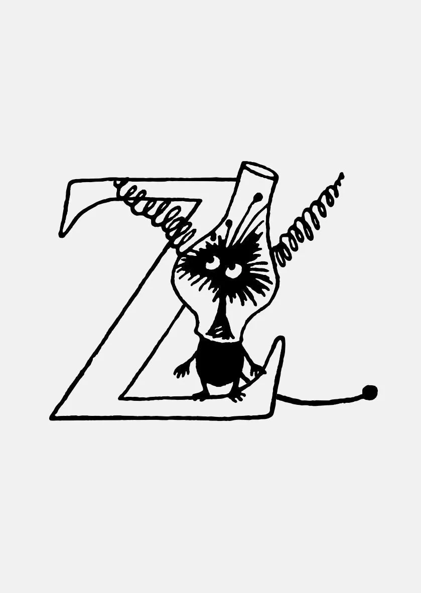 Moomin Alphabet - Gold Plated - Z sold by Skultuna product image thumbnail 2