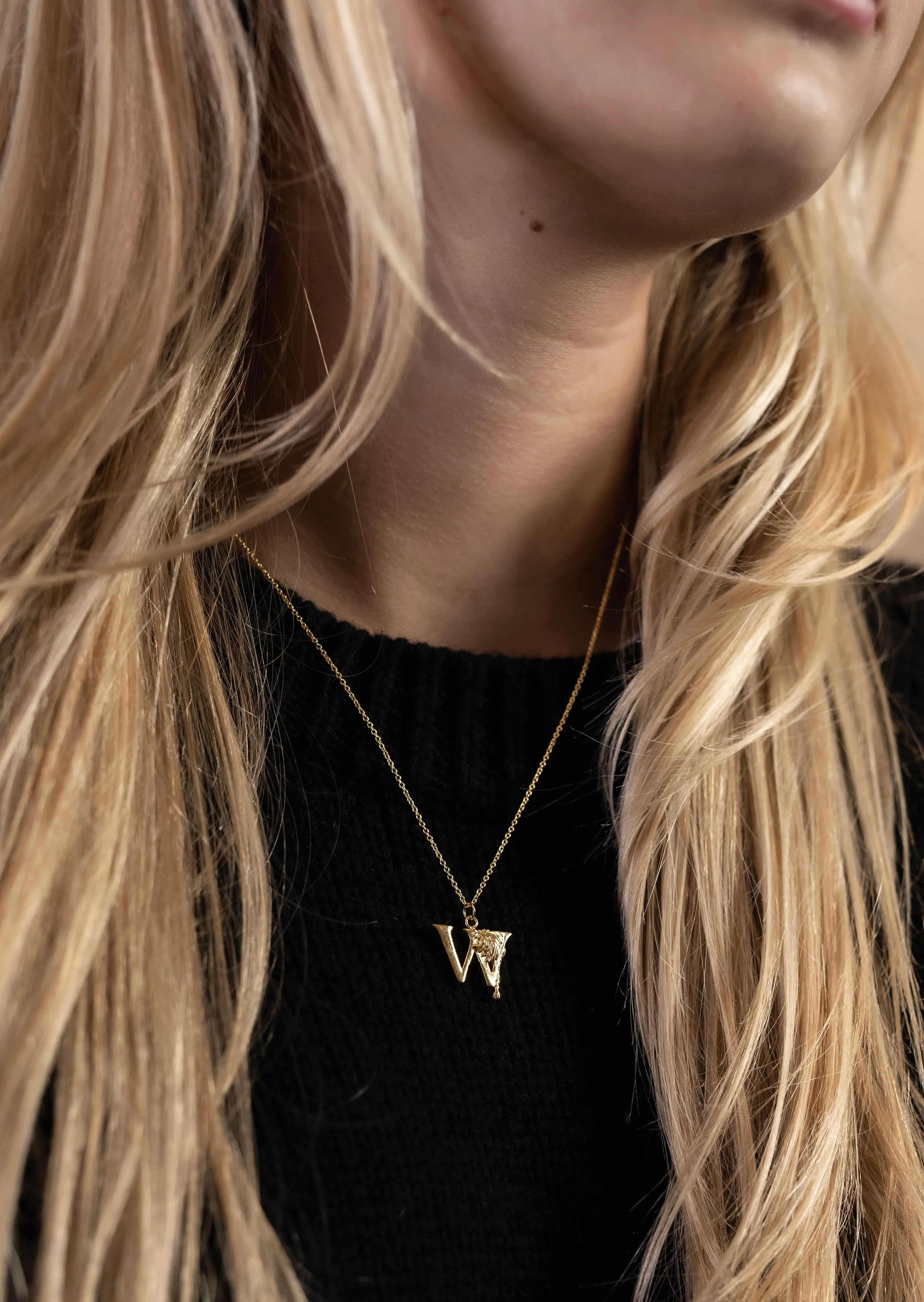 Moomin Alphabet - Gold Plated - W sold by Skultuna product image thumbnail 5