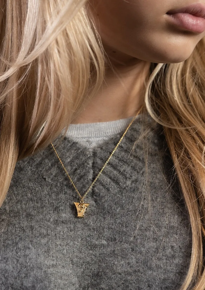 Moomin Alphabet - Gold Plated - V sold by Skultuna product image thumbnail 4