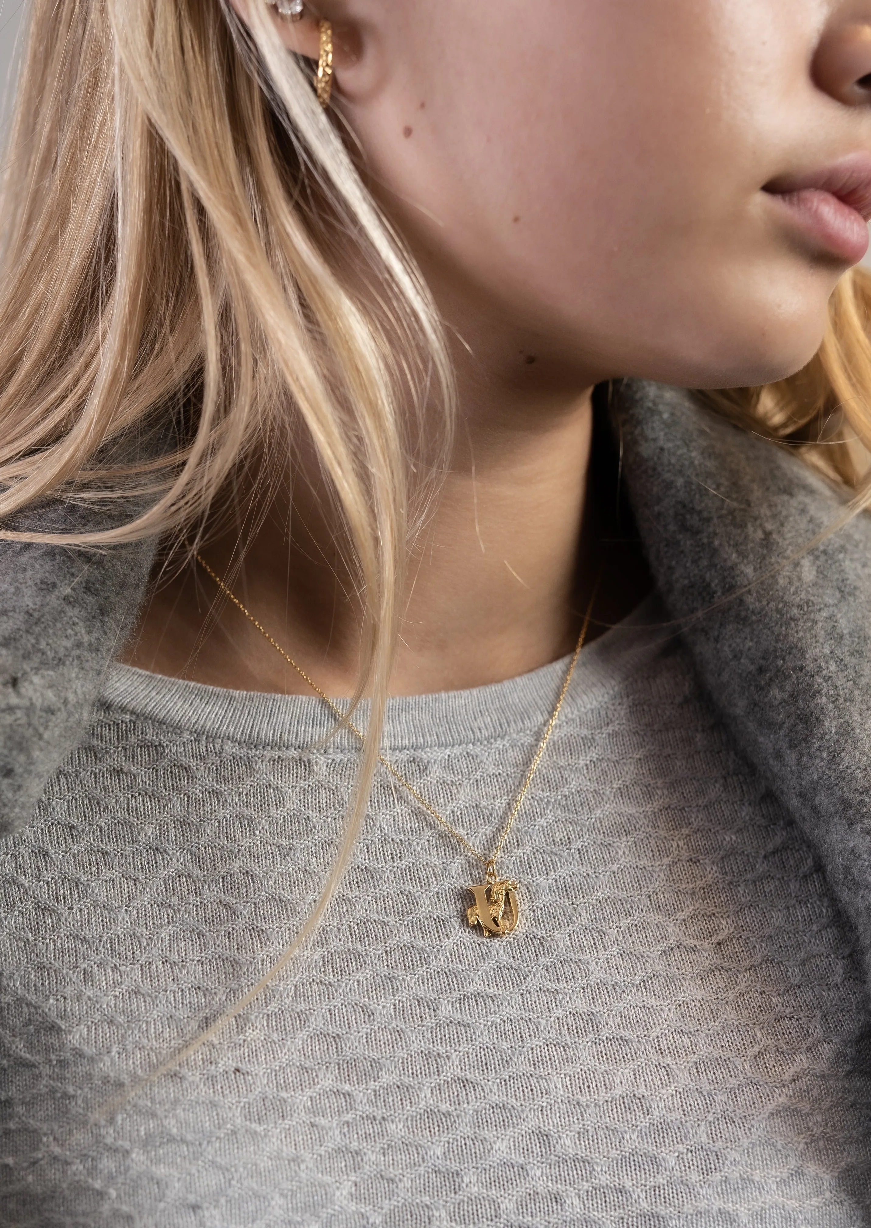 Moomin Alphabet - Gold Plated - U sold by Skultuna product image thumbnail 5