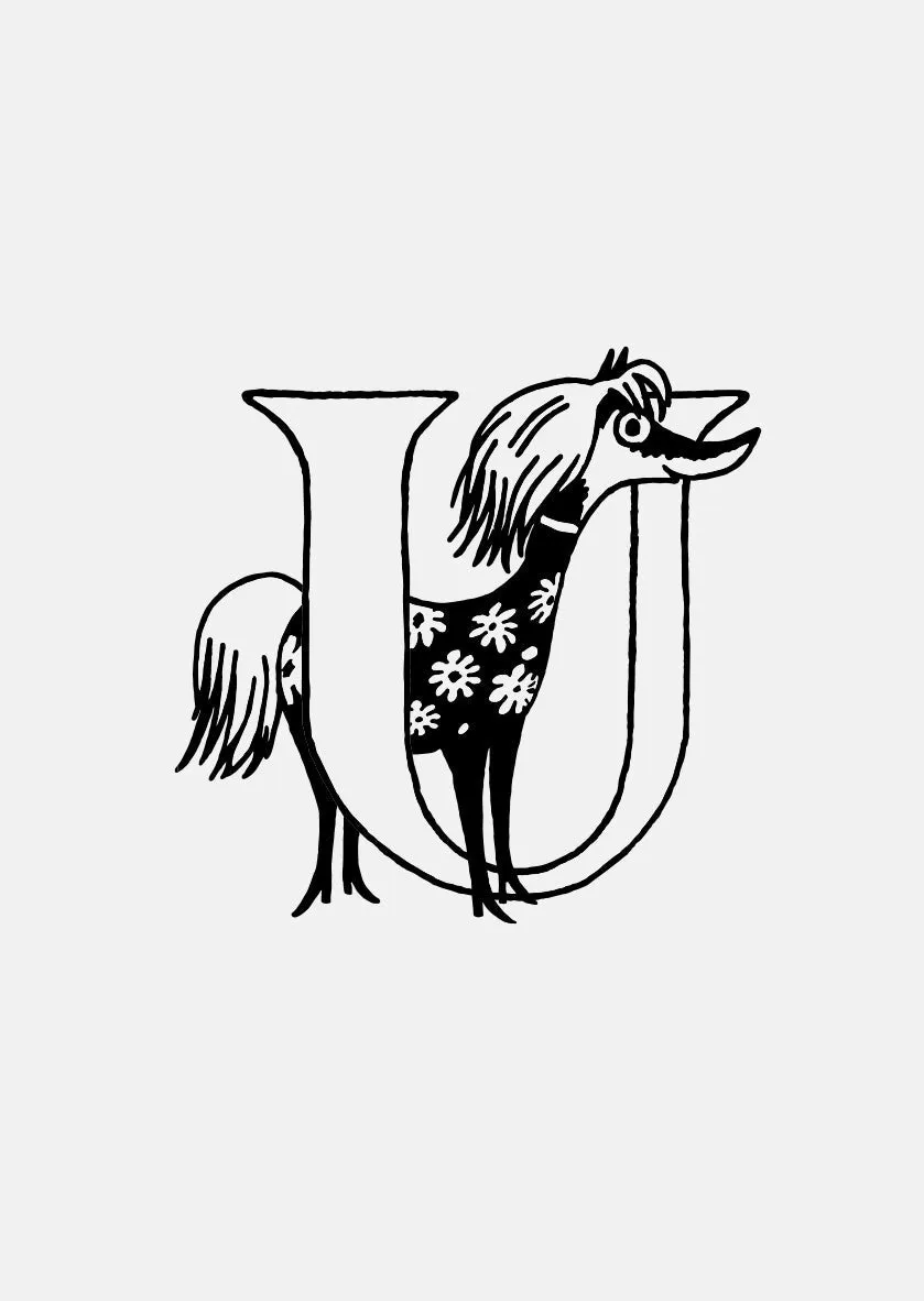 Moomin Alphabet - Gold Plated - U sold by Skultuna product image thumbnail 2