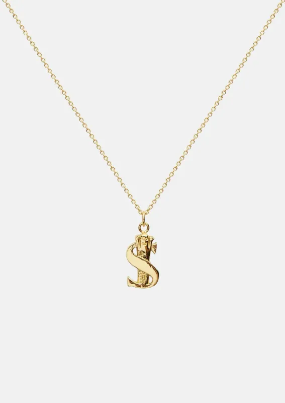 Moomin Alphabet - Gold Plated - S sold by Skultuna