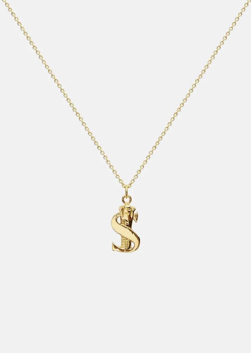 Moomin Alphabet - Gold Plated - S sold by Skultuna