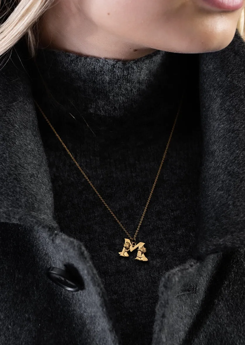 Moomin Alphabet - Gold Plated - M sold by Skultuna product image thumbnail 4