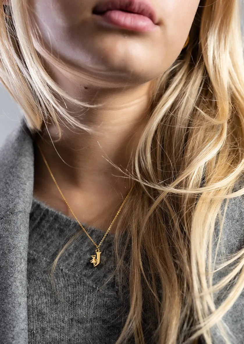 Moomin Alphabet - Gold Plated - J sold by Skultuna product image thumbnail 4