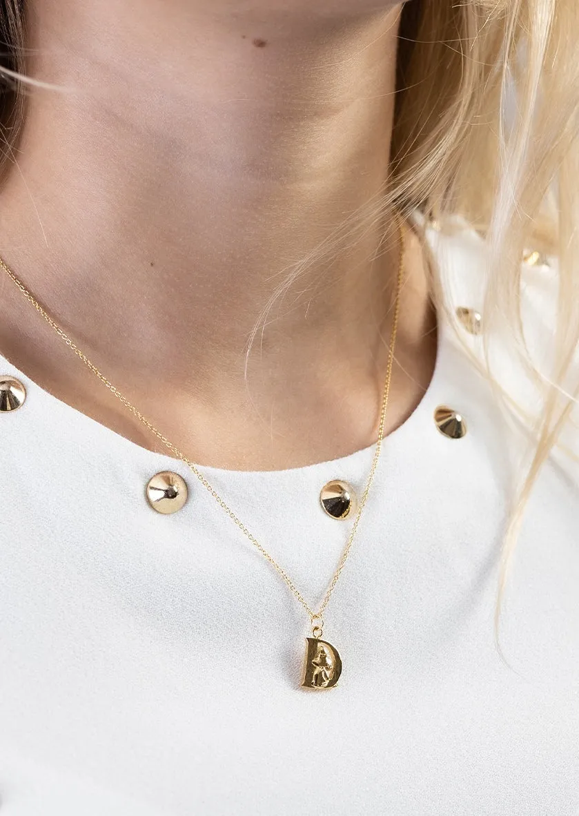 Moomin Alphabet - Gold Plated - D sold by Skultuna product image thumbnail 4