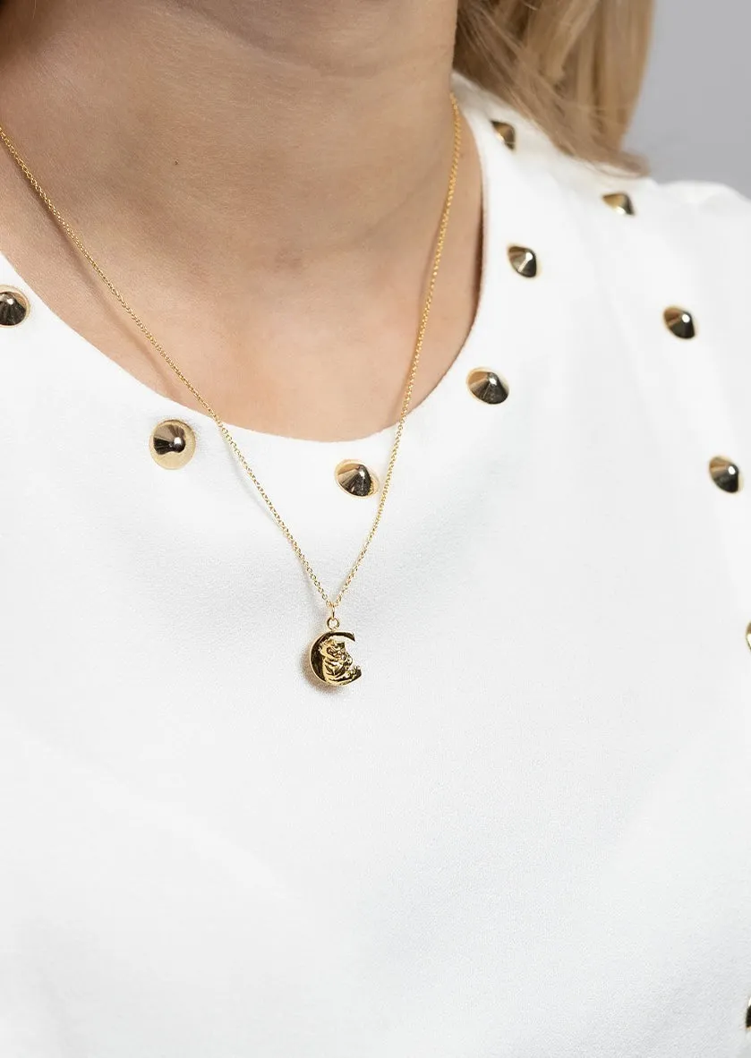 Moomin Alphabet - Gold Plated - C sold by Skultuna product image thumbnail 4