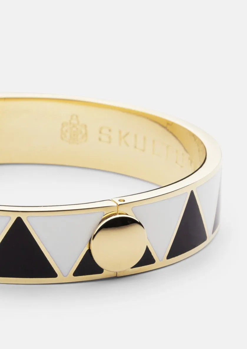 GTG Enamel Bracelet – Black & White sold by Skultuna product image thumbnail 3