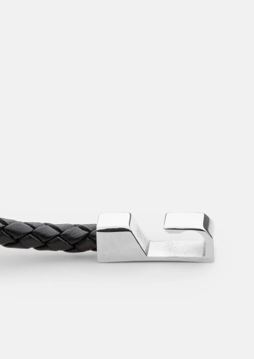 Hook Leather Bracelet - Black sold by Skultuna product image thumbnail 2