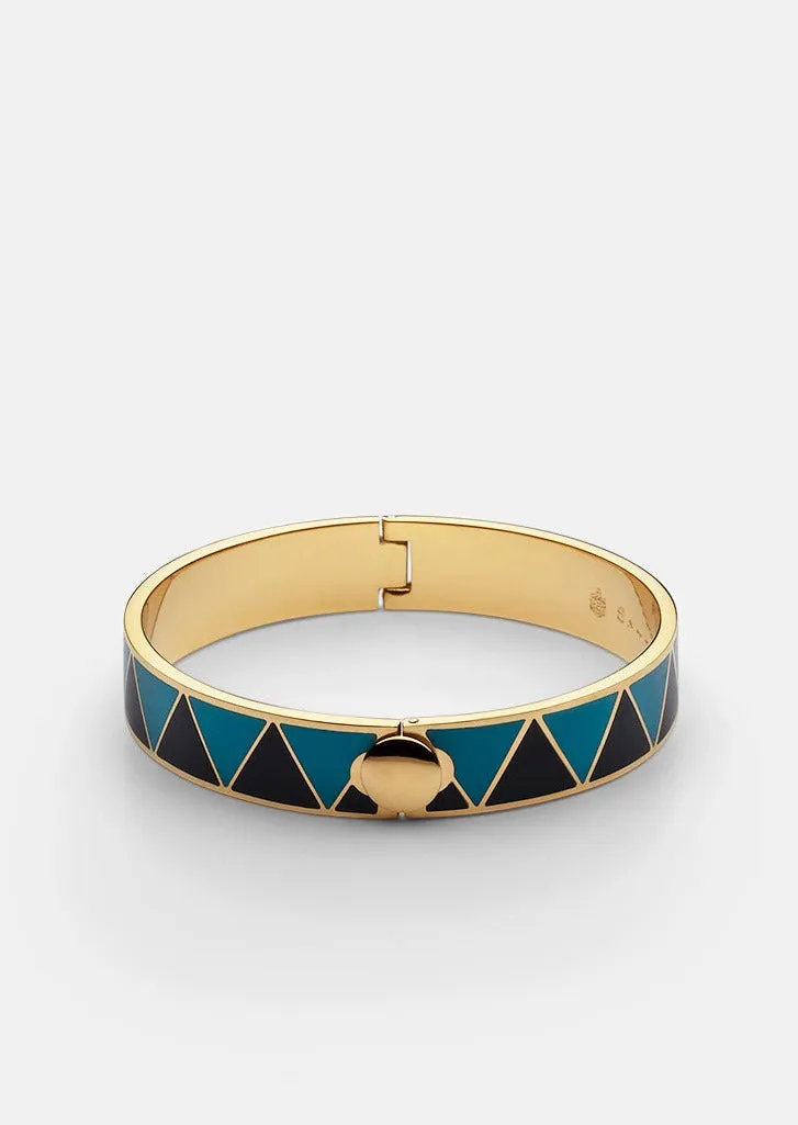 GTG Enamel Bracelet - Blue & Dark Blue sold by Skultuna
