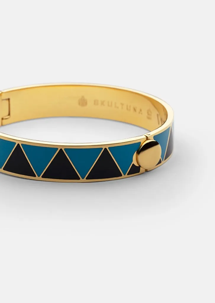 GTG Enamel Bracelet - Blue & Dark Blue sold by Skultuna product image thumbnail 2