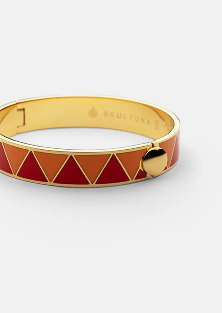 GTG Enamel Bracelet - Red & Yellow sold by Skultuna product image thumbnail 2